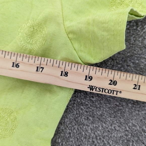 CAMBODIA silk short sleeve button down shirt blouse size Large - Picture 9 of 11